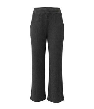 M.X.O. 7/8 flared broek dames krinkelstof antraciet M.X.O.