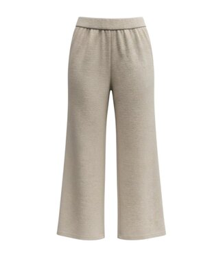 M.X.O. flared stretch broek linnen- look beige M.X.O.