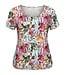 dames blouson shirt natuurprint multicolor K/M