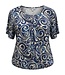 dames blouson shirt swirl marine K/M