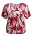 dames blouson shirt fantasyprint roze K/M