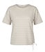 dames t- shirt met streep beige Marinello