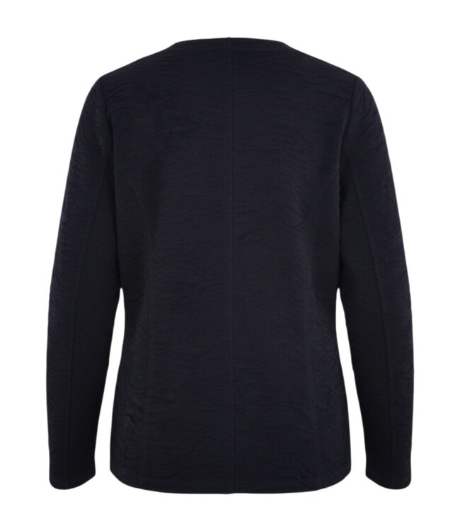vest jasje dames met structuur marine Navigazione
