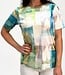 dames t- shirt met print "Esscher" groen M.X.O.