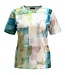 dames t- shirt met print "Esscher" groen M.X.O.