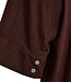 linnen dames blouse met 3/4 mouw "Lava Shirt" bruin FreeQuent