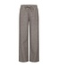 linnen dames broek "Lava" bruin gemeleerd FreeQuent