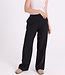 linnen dames broek "Lava" zwart FreeQuent - LANG