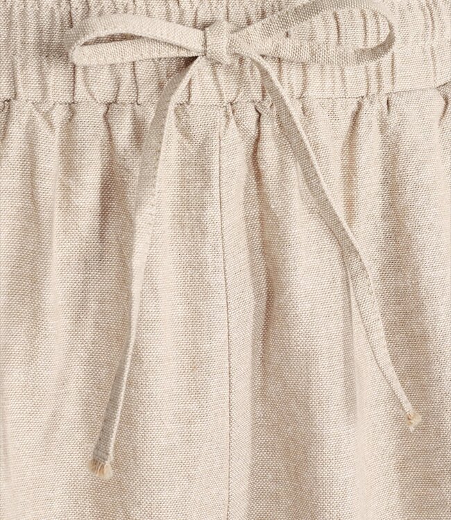 linnen dames broek "Lava" sand FreeQuent - LANG