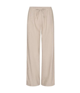 FreeQuent linnen dames broek "Lava" sand FreeQuent - LANG