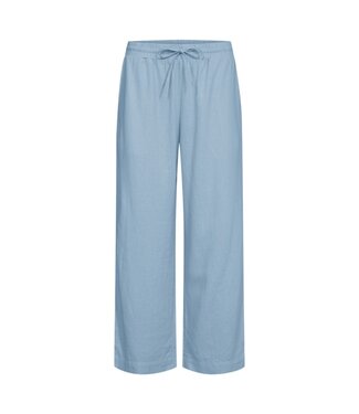 FreeQuent linnen broek dames "Lava" lichtblauw