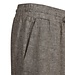 linnen broek dames "Lava" bruin gemeleerd