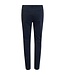 stretch broek Madeleine five pocket met knoop marine Brandtex 78cm