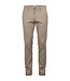 stretch broek Madeleine five pocket met knoop beige Brandtex 78cm