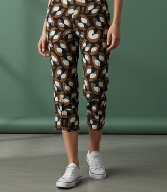 Marinello capri broek (7/8 lengte) 100% viscose retroprint Marinello