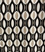 stretch broek 7/8 met ovalen- print "Pita" beige- zwart Sensia