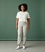 stretch broek 7/8 met lichte streep print "Pita" beige Sensia
