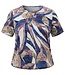 blouson shirt lijnen roze-blauw