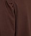 effen dames shirt met pof- mouwtje "Fenja" bruin