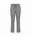 stretch broek travelstof "Pigal" met blok-motief marine Sensia
