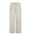 linnen broek dames "Lava" moonbeam- beige