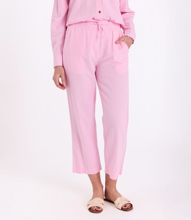 linnen broek dames "Lava" roze FreeQuent