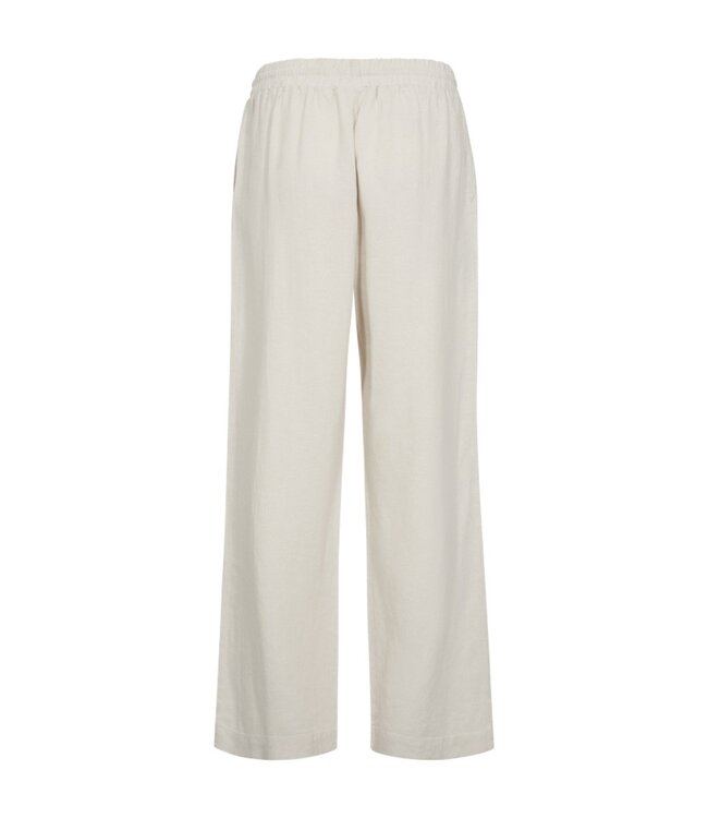 linnen dames broek "Lava" moonbeam- beige FreeQuent