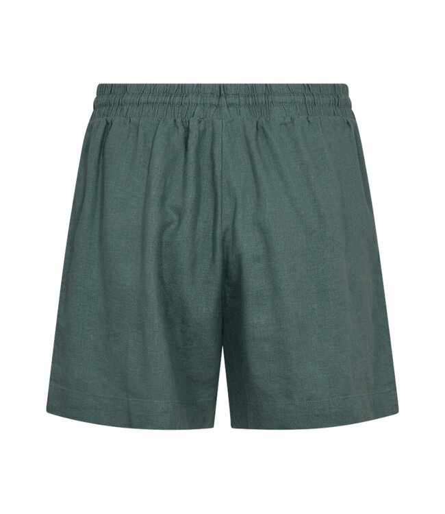korte linnen dames broek (short) groen FreeQuent