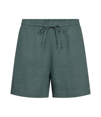 FreeQuent korte linnen dames broek (short) groen FreeQuent