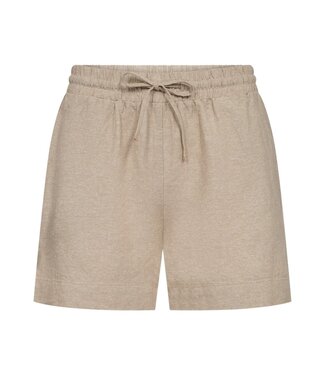 FreeQuent korte linnen dames broek (short) sand FreeQuent