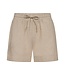korte linnen dames broek (short) sand FreeQuent