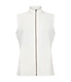 dames gilet met ritssluiting wyber- structuur wit Sunday