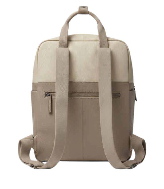 stoere dames rugtas leer twee kleuren