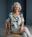 dames blouson shirt aquarel bloem lime- blauw GEB-Z26-BL-KM-6