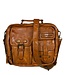 leren schoudertas dames (ipad) cognac Hill Burry
