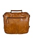 leren schoudertas dames (ipad) cognac Hill Burry