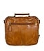 leren schoudertas dames (ipad) cognac