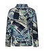 dames sweat- shirt met print blauw (L/M) - Barbara Lebek