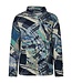 dames sweat- shirt met print blauw (L/M) - Barbara Lebek