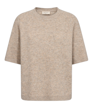 FreeQuent dames trui elleboog mouw taupe ASTRID FreeQuent