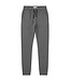 stretch broek dames visgraat motief en koord zwart- wit M.X.O.