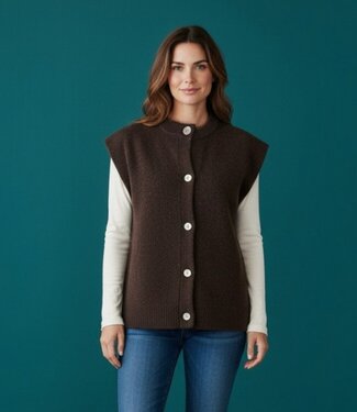 FreeQuent dames spencer- gilet bruin ALPA FreeQuent