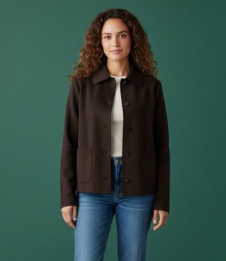 FreeQuent dames blouse jasje bruin NANNI FreeQuent