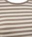 gestreept dames t- shirt "Liana" taupe FreeQuent