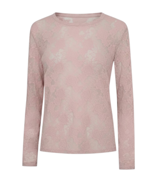 FreeQuent dames t- shirt met kant "Esvia blouse" oudroze FreeQuent