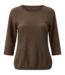 blouson relief bruin 3/4 mouw Brandtex