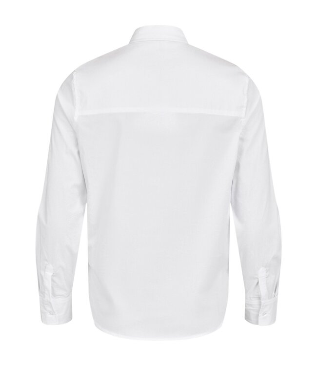 dames blouse met knopen wit Sunday