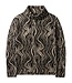 blouson pullover met col dames marmer print beige- zwart Navigazione