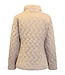 winterjas dames structuur en ritssluiting Cobblestone- camel Brandtex