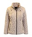 winterjas dames structuur en ritssluiting Cobblestone- camel Brandtex